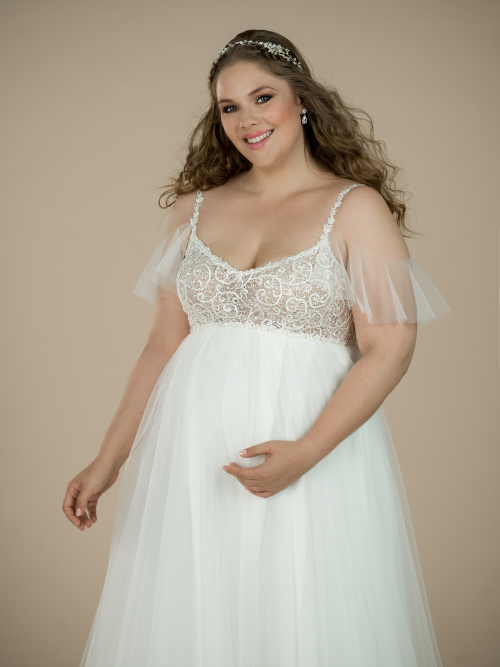 maternity wedding dress River